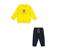 Champion Baby Boys' Legacy Graphic Shop Td (306847) -Ultra-Light Soft Compact Powerblend Fleece Crewneck Suit, Yellow (YS079), 68