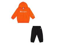 Champion Baby Boys' Legacy Script Shop Td (306898) -Ultra-Light Powerblend Fleece Hooded Suit, Orange (OS014), 68