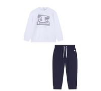 CHAMPION Baby Crewneck Fleece Sweatsuit with Graphic, clip buttons closure, Pants with drawcord and rib cuffs, superior thermal comfort