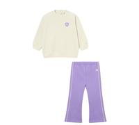 CHAMPION Baby Sweatsuit with Contrast Flared Pants, snap button clip at the back, pants finished with contrast piping, compact, lightweight soft fleece