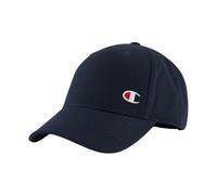 Champion Icons Accessories-805974 Woven Cotton Twill C-Logo Baseball Cap, Navy Blue, One Size