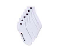 Champion Basics 6pk Quarter Socks, White, 2.5-5