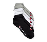 Champion BASICS NOS Accessories Adult Unisex 6-Pack Socks, Sneaker, Navy Blue