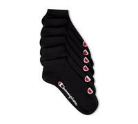 Champion Basics 6pk Sneaker Socks, Black, 2.5-5