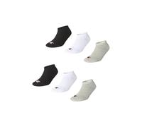 Champion BASICS NOS Adult Unisex Socks, Sneaker, Navy Blue, Light Grey Melange and White, 6 Pack