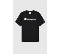Champion Big Logo Cotton Jersey T-Shirt - Black