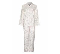 Champion Blue Sea Womens Floral Warm Wyncette Cotton Pyjamas-Pink-OS/20-22-42-44