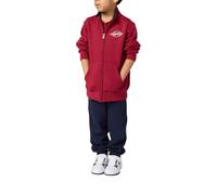 CHAMPION Boys' Fleece Sweatsuit, Full Zip, Tracksuit with College-style Graphic, kangaroo pocket, rib cuffs, superior thermal comfort