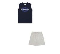 Champion Boy's Legacy Boy - Graphic Sleeveless Crewneck Set, Blue (BS501), M