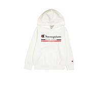 Champion Boy's Legacy Graphic Shop B (306837) - Ultra-light Soft Compact Powerblend Fleece Hooded sweatshirt, Bianco,