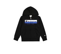 Champion Boy's Legacy Graphic Shop B (306839) -Ultra-Light Soft Compact Powerblend Fleece Full-Zip Hooded Sweatshirt, Black (KK001), 3-4 Years