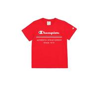 Champion Boy's Legacy Graphic Shop B (306842) -Crewneck Short Sleeve T-Shirt, Red (RS011), 3-4 Years