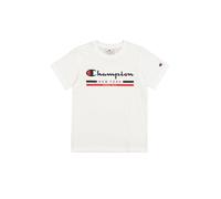 Champion Boy's Legacy Graphic Shop B (306842) -Crewneck Short Sleeve T-Shirt, White (WW001), 5-6 Years