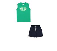 Champion Boy's Legacy Graphic Sleeveless Crewneck Set with Large Print, Green (GS130), 15-16 Years