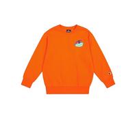 Champion Boys Legacy Play With Graphics B (306909) - Ultra-light Soft Compact Polyfleece Crewneck Hoodie, Orange (Os014), 3-4 Years UK