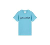Champion Boys' Short Sleeve T-Shirt, Crewneck, 100% Cotton Organic Jersey, with Graphic Logo, Relax fit