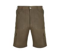 Champion Cargo Shorts Plain Half Elasticated Waist Water Repellent Casual Mens Bretton (UK, Waist, 46, Regular, Regular, Olive)