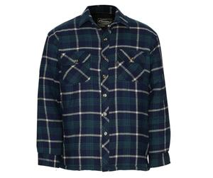 Champion Check Shirt Long Sleeve Two Chest Pocket Quilted Mens S-3XL Totnes