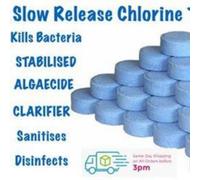 Champion Chlorine Tablets 20G Chlorine Granules 1Kg Hot Tub Swimming Pool Spa