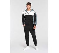 Champion Colourblock Hooded Tracksuit Black
