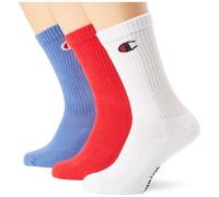 Champion Core 3PP Crew Socks, Red/White/Blue (RS032), 39-42 Unisex - Adult, Red/White/Blue (RS032)
