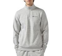 Champion Core Heritage Men Half Zip Sweatshirt, Light Grey