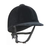 Champion CPX3000 Junior Riding Hat Velvet PAS015 Kids Black Navy 6 1/4"-7 3/4"