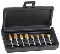 Champion Cutting Tool BK8P-3 Carbide Bur Set (SA3, SC3, SD3, SE3, SF3, SG3, SL3, SM4), Made in USA (8 Piece)