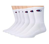 Champion Double Dry 6-Pair Pack Logo Crew Socks