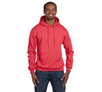 Champion Double Dry Men`s Action Fleece Pullover Hood Scarlet Heather