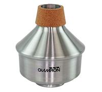 CHAMPION Extendable Mute Trumpet Wah With Cork Surround - Aluminium/Cork | Premium Extendable Aluminium Mute with Cork Surround - Aluminum/Cork
