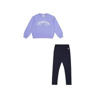 Champion Girl's Legacy Girl - Crewneck Sweatsuit, Purple (VS097), XS
