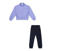 Champion Girl's Legacy Girl - Full Zip Sweatsuit Elastic Cuff, Purple (VS097), L
