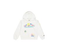 Champion Girl's Legacy Graphic Hoodie Hooded Sweatshirts, White (WW001), 15-16 Jahre