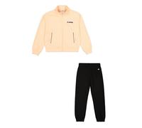 Champion Girl's Legacy Graphic Shop G (405047) -Ultra-Light Soft Compact Powerblend Terry High-Neck Tracksuit, Pink (PS187), 3-4 Years