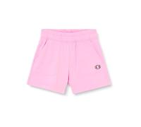 Champion Girl's Legacy Icons G-Pro Jersey Regular Waist Bermuda Shorts, Cyclamen Pink, 9-10 Years