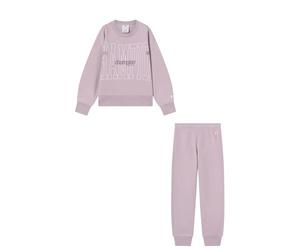 Champion Girls Legacy Sweatsuit, Violet, L UK
