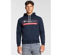 Champion Graphic Print Hoodie Navy Print
