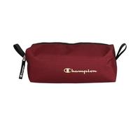 Champion Hanging Travel Toiletry Bag - 10"x3.9"x3.9" - Dopp Kit for Men & Women - Water Resistant Cosmetic Organizer with 2 TSA Compliant Bottles - Vacation Essentials Travel Accessories, Red, Red