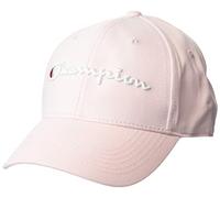 Champion Hat, Classic Cotton Twill, Baseball, Adjustable Leather Strap Cap for Men, Primer Pink 3D Script, One Size, Primer Pink 3D Script, One Size