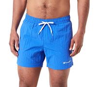Champion Men's Legacy Beachshorts Ac Small Logo Swim Trunks, Cobalt Blue, M