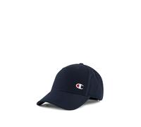 Champion Icons Accessories-805974 Woven Cotton Twill C-Logo Baseball Cap, Navy Blue, One Size
