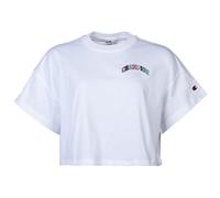 Champion Ladies - Crewneck, Crop-Top, Uni, Logo-Print, Short, Cotton