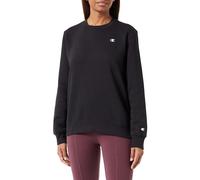 Champion Women's Legacy Basics W-Light Powerblend Fleece Crewneck Sweatshirt, Black, S
