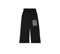 Champion Legacy Emotional Dance G (405016) - Ultra-light Soft Compact Fleece (240gr) Wide Leg Track Pants, Black, 3-4 years (XXS) Girl FW24