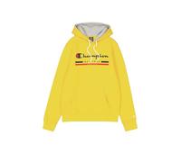 Champion Legacy Graphic Shop Authentic (220245) - Soft Compact Powerblend Fleece Hooded Sweatshirt, Lemon, M Men FW24, Lemon, M
