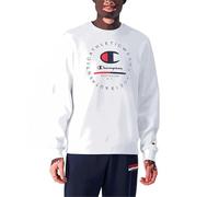 Champion Legacy Graphic Shop Authentic (220246) - Soft Compact Powerblend Fleece Crewneck Sweatshirt, White, XS Men FW24, White, XS