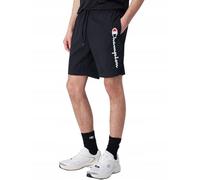 Champion Legacy Icons Beachshorts - Crinkle Taslon Contrast Logo Shorts Short, Black, XL Men's SS24, Black, XL