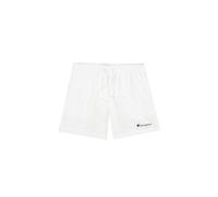 Champion Men's Legacy Icons Beachshorts-Crinkle Taslon Small Script Logo Swim Trunks, White, XL