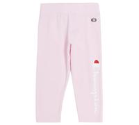 Champion Legacy Icons G -Stretch Athletic Jersey Vertical Logo 3/4 Leggings, Candy Pink, 9-10 Years Girls and Girls SS24, Baby Pink, 9-10 Years